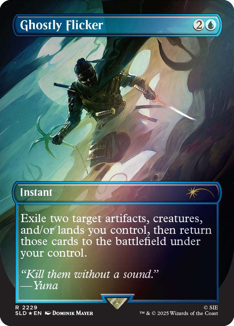 Ghostly Flicker (Rainbow Foil) [Secret Lair Drop Series] | Gate City Games LLC