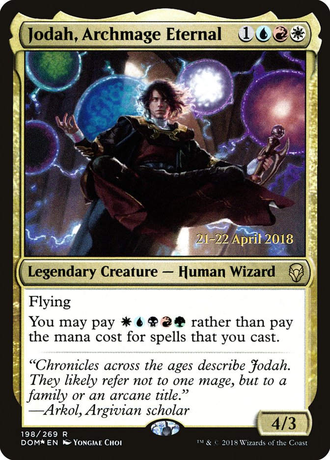 Jodah, Archmage Eternal [Dominaria Prerelease Promos] | Gate City Games LLC