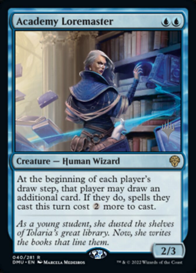 Academy Loremaster (Promo Pack) [Dominaria United Promos] | Gate City Games LLC