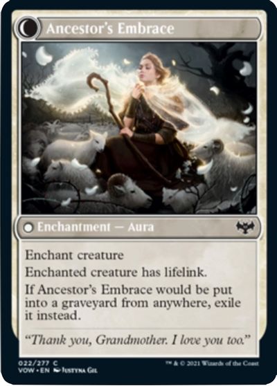 Kindly Ancestor // Ancestor's Embrace [Innistrad: Crimson Vow] | Gate City Games LLC