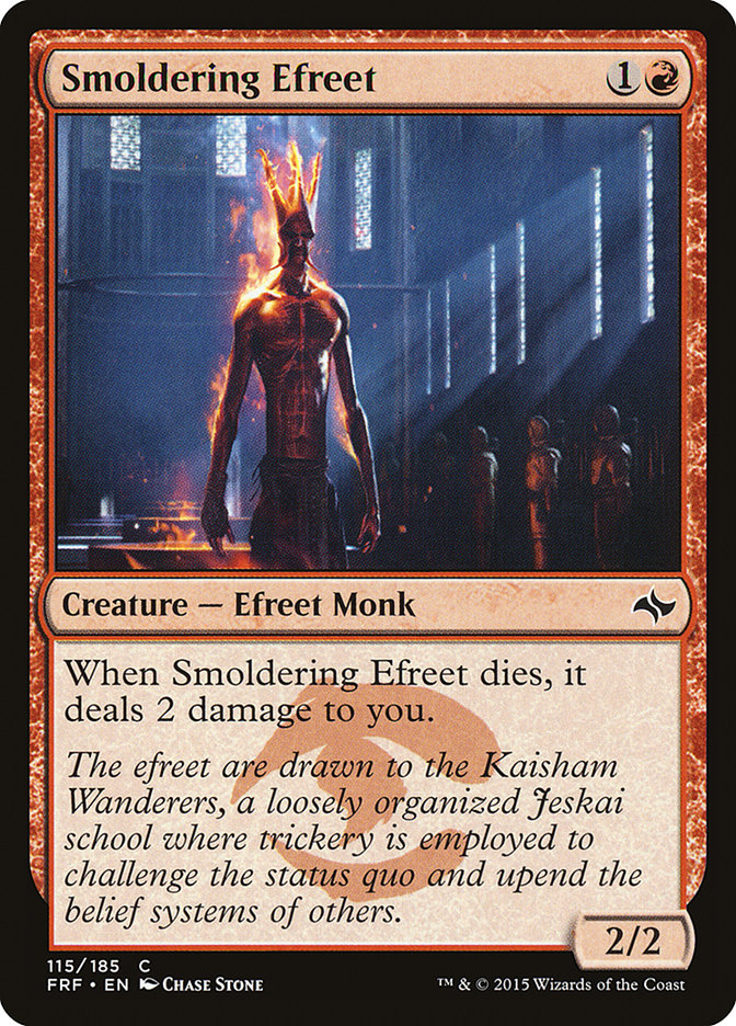 Smoldering Efreet [Fate Reforged] | Gate City Games LLC