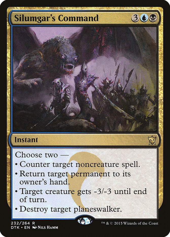 Silumgar's Command [Dragons of Tarkir] | Gate City Games LLC
