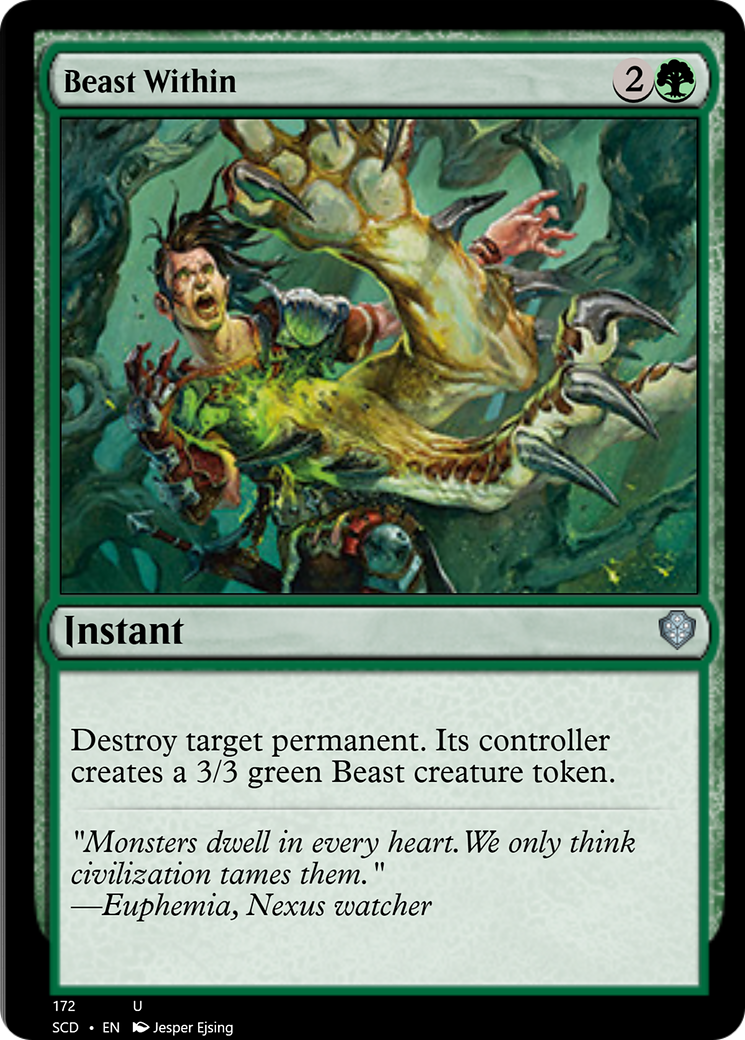Beast Within [Starter Commander Decks] | Gate City Games LLC