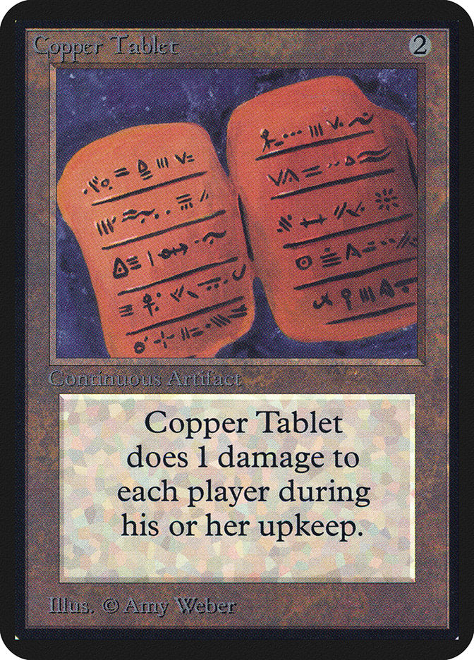 Copper Tablet [Alpha Edition] | Gate City Games LLC