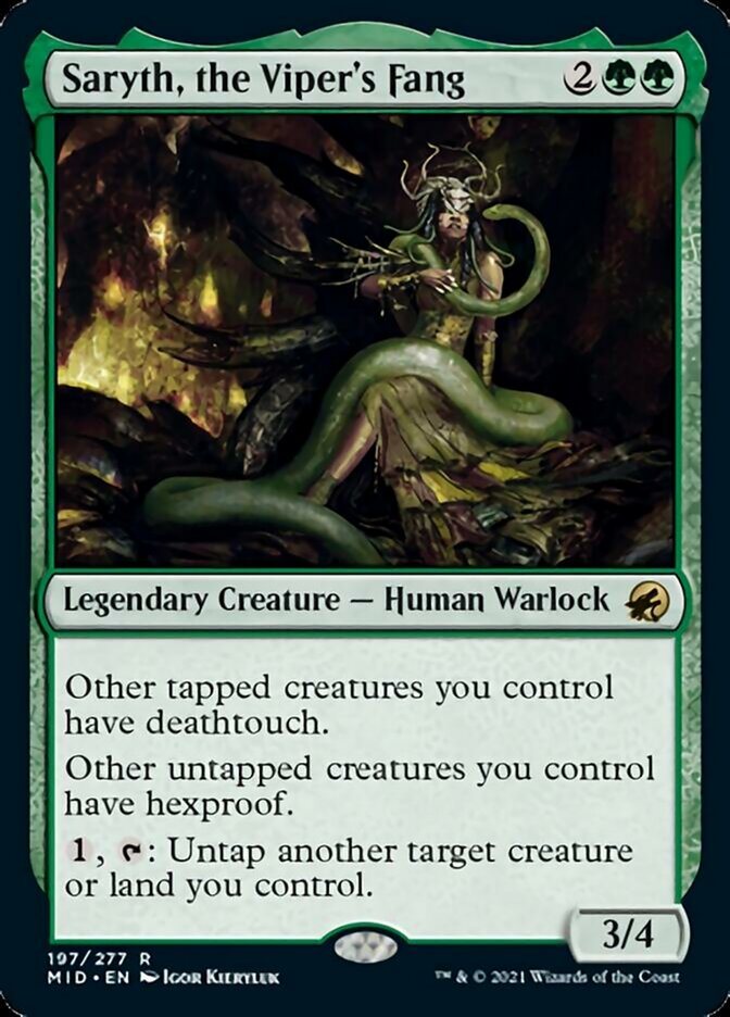 Saryth, the Viper's Fang [Innistrad: Midnight Hunt] | Gate City Games LLC