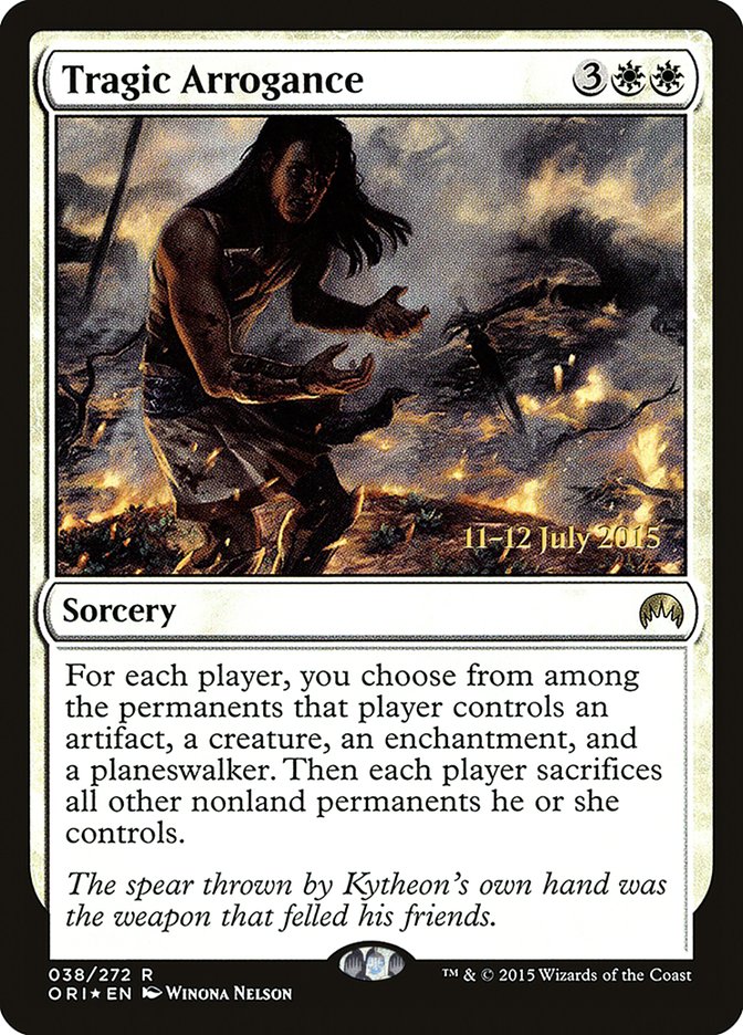 Tragic Arrogance [Magic Origins Prerelease Promos] | Gate City Games LLC