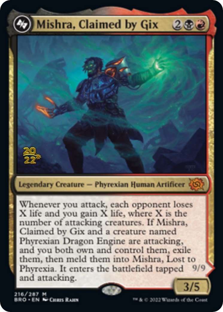 Mishra, Claimed by Gix [The Brothers' War Prerelease Promos] | Gate City Games LLC