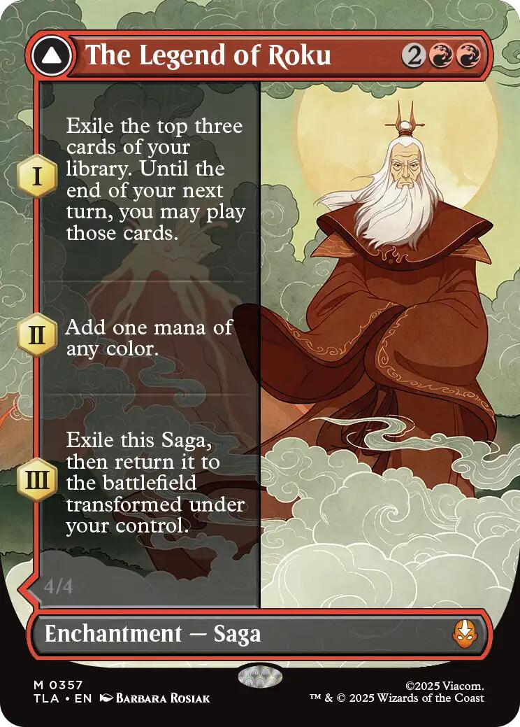 The Legend of Roku (Borderless) [Avatar: The Last Airbender] | Gate City Games LLC