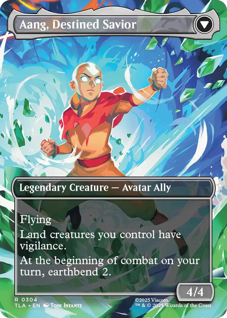 Aang, at the Crossroads (Borderless) [Avatar: The Last Airbender] | Gate City Games LLC