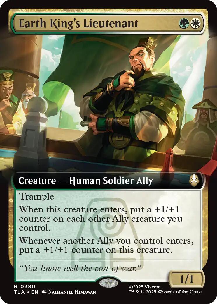 Earth King's Lieutenant (Extended Art) [Avatar: The Last Airbender] | Gate City Games LLC