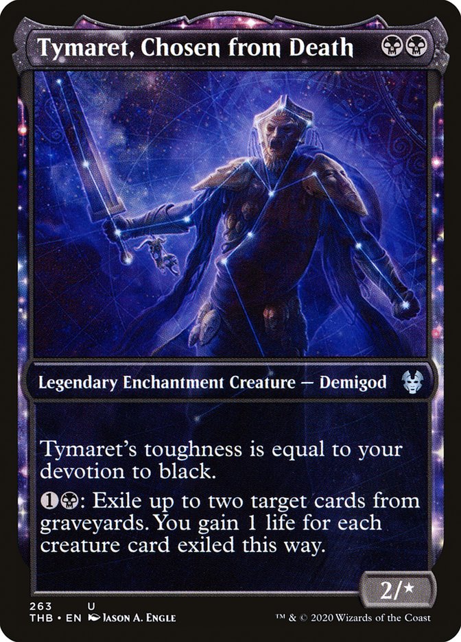 Tymaret, Chosen from Death (Showcase) [Theros Beyond Death] | Gate City Games LLC