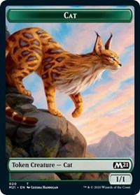 Cat (020) // Dog Double-Sided Token [Core Set 2021 Tokens] | Gate City Games LLC