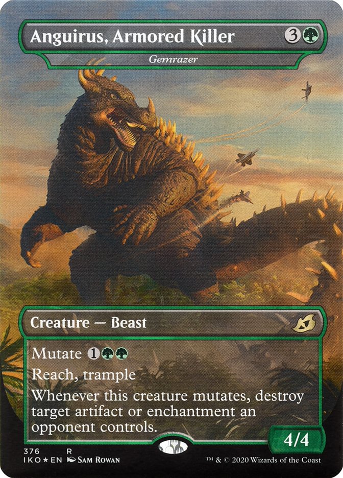 Gemrazer - Anguirus, Armored Killer (Extended Art) [Ikoria: Lair of Behemoths] | Gate City Games LLC