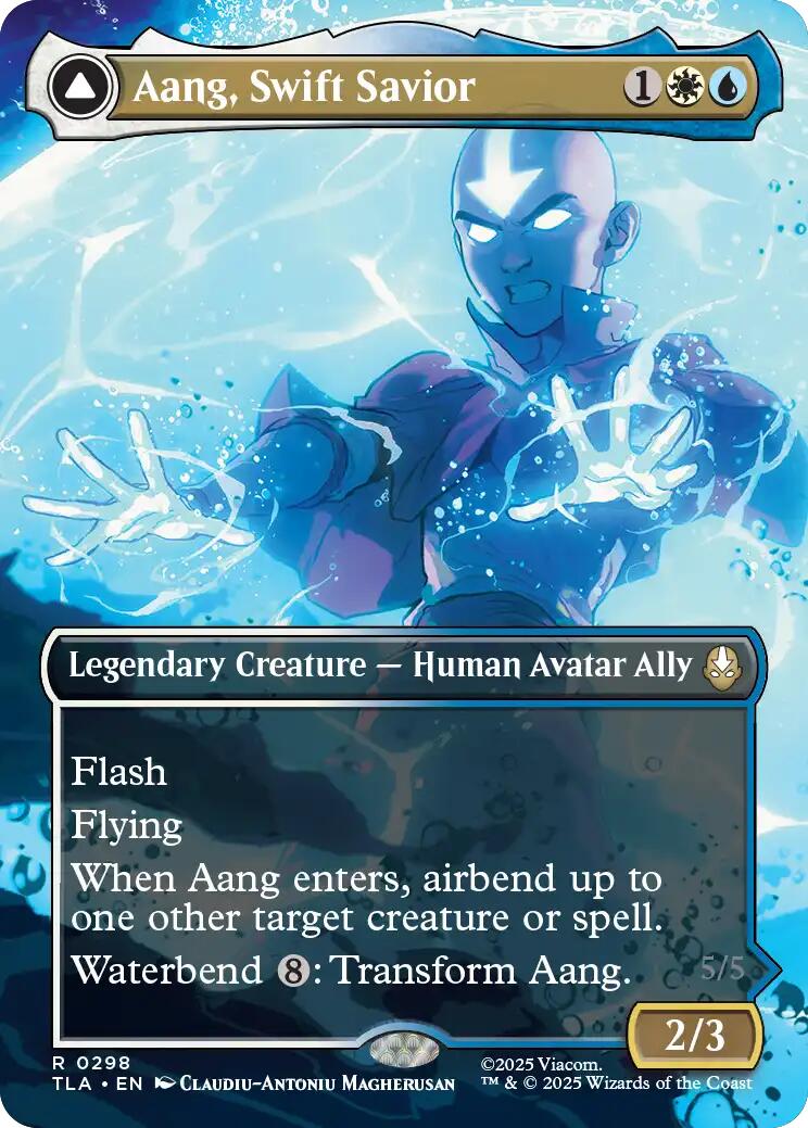 Aang, Swift Savior (298) (Borderless) [Avatar: The Last Airbender] | Gate City Games LLC
