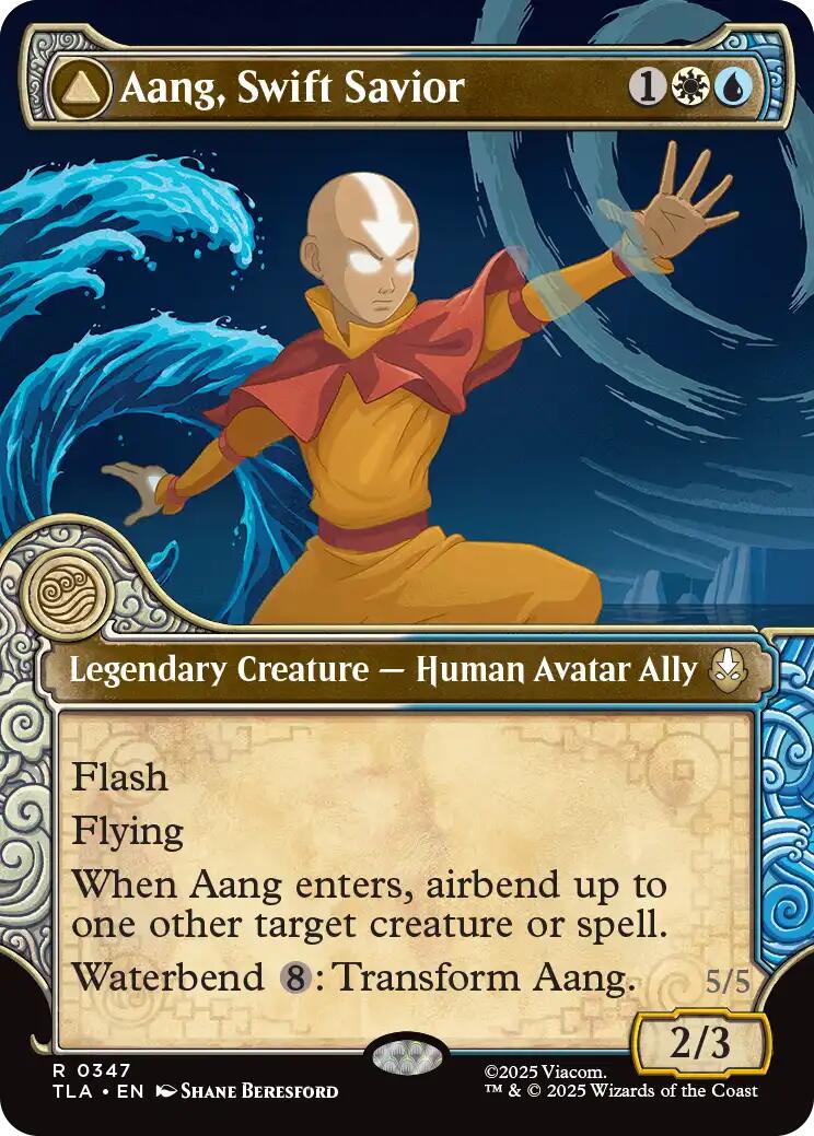 Aang, Swift Savior (Showcase) [Avatar: The Last Airbender] | Gate City Games LLC