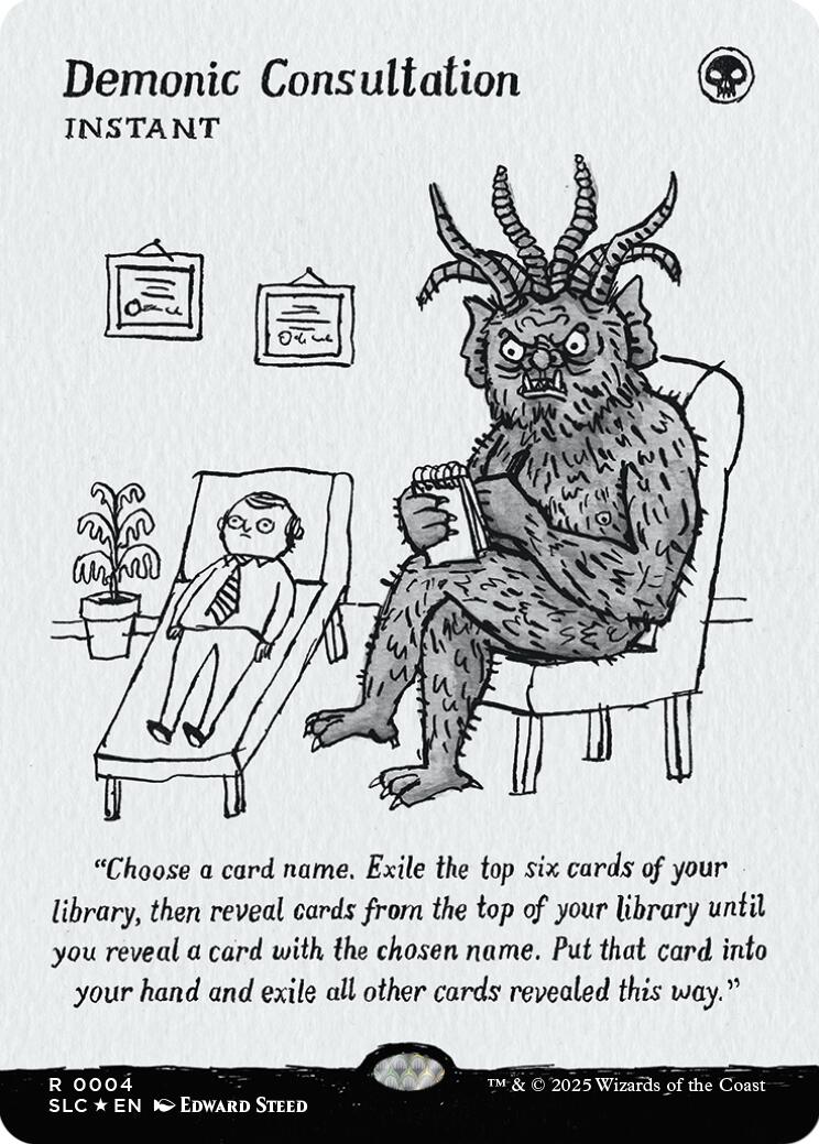 Demonic Consultation (Halo Foil) [Secret Lair Countdown Kit] | Gate City Games LLC