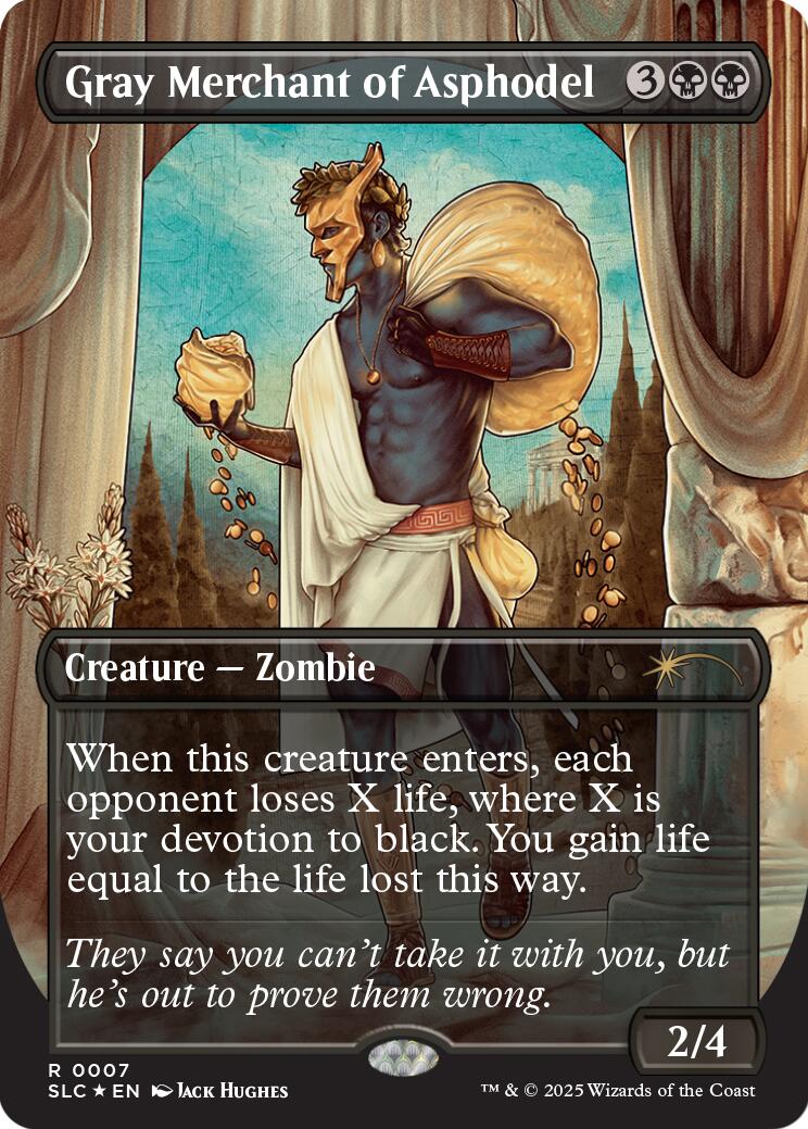 Gray Merchant of Asphodel (Halo Foil) [Secret Lair Countdown Kit] | Gate City Games LLC