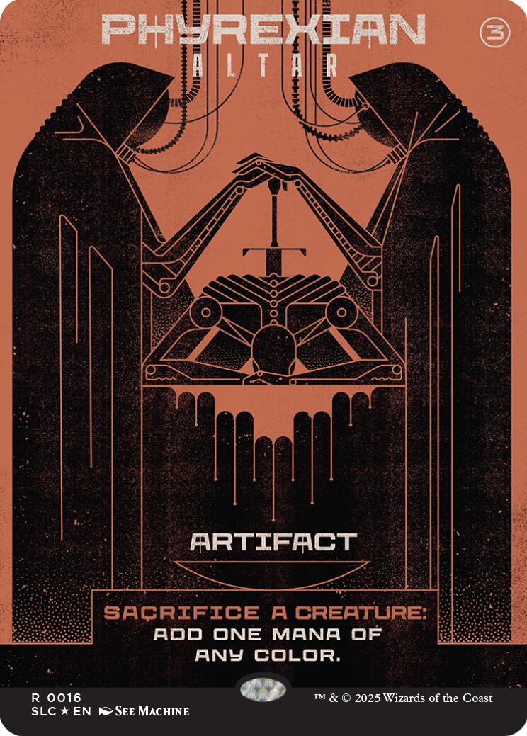 Phyrexian Altar (Halo Foil) [Secret Lair Countdown Kit] | Gate City Games LLC