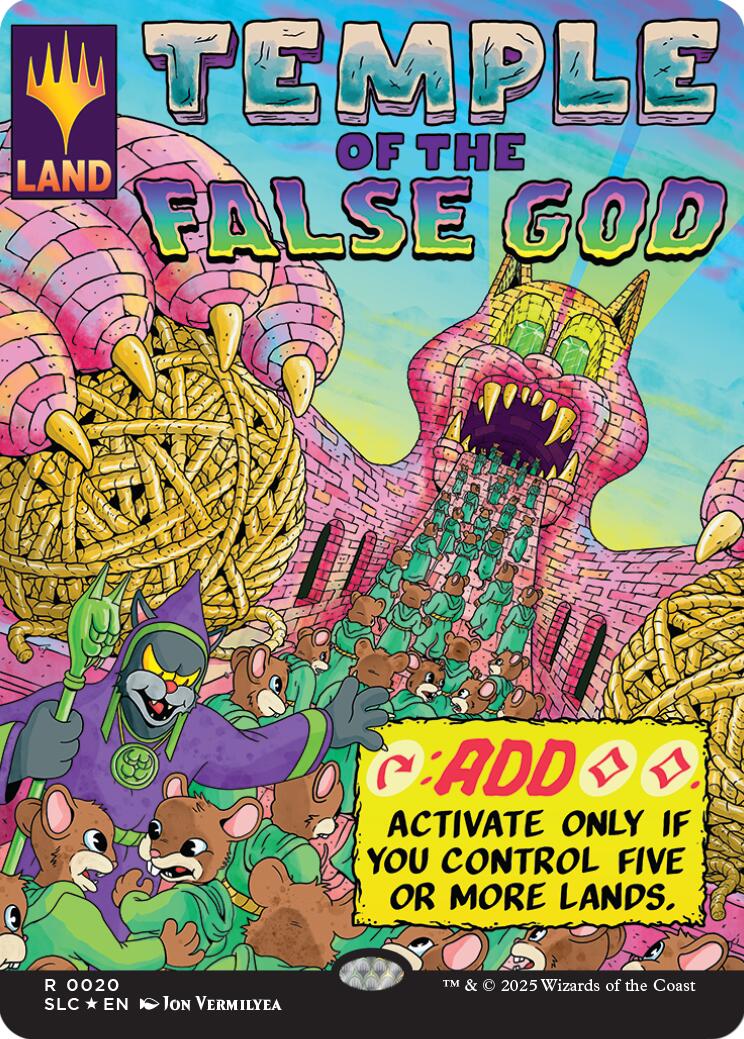 Temple of the False God (Halo Foil) [Secret Lair Countdown Kit] | Gate City Games LLC