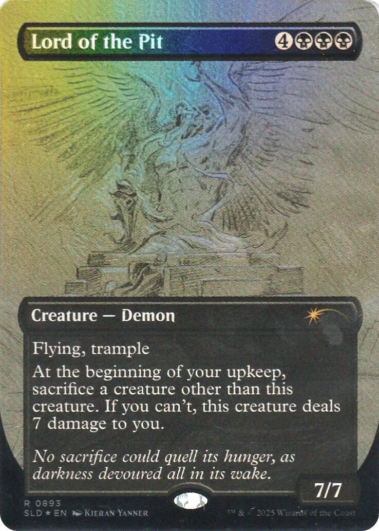 Lord of the Pit (Sketch Showcase) (Rainbow Foil) [Secret Lair Drop Series] | Gate City Games LLC