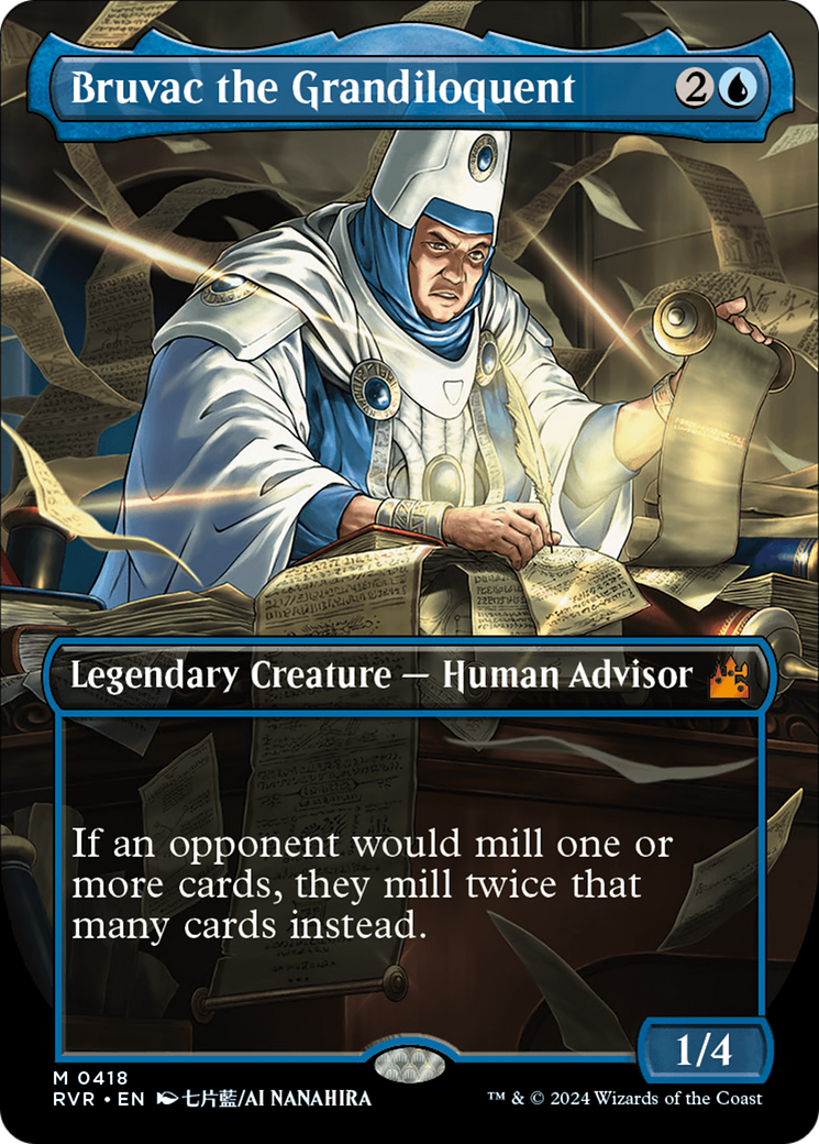Bruvac the Grandiloquent (Anime Borderless) [Ravnica Remastered] | Gate City Games LLC