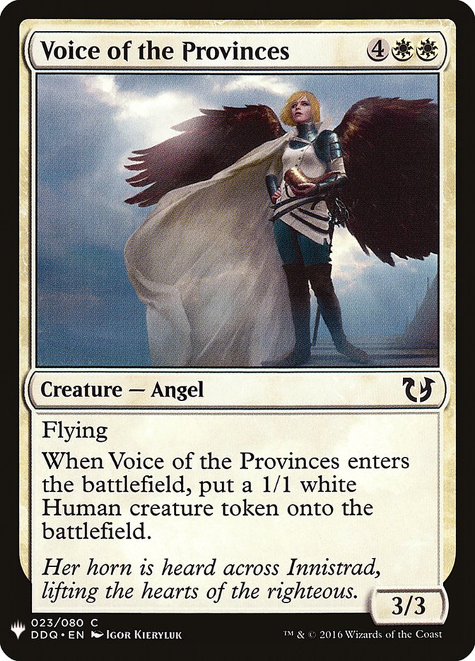 Voice of the Provinces [Mystery Booster] | Gate City Games LLC