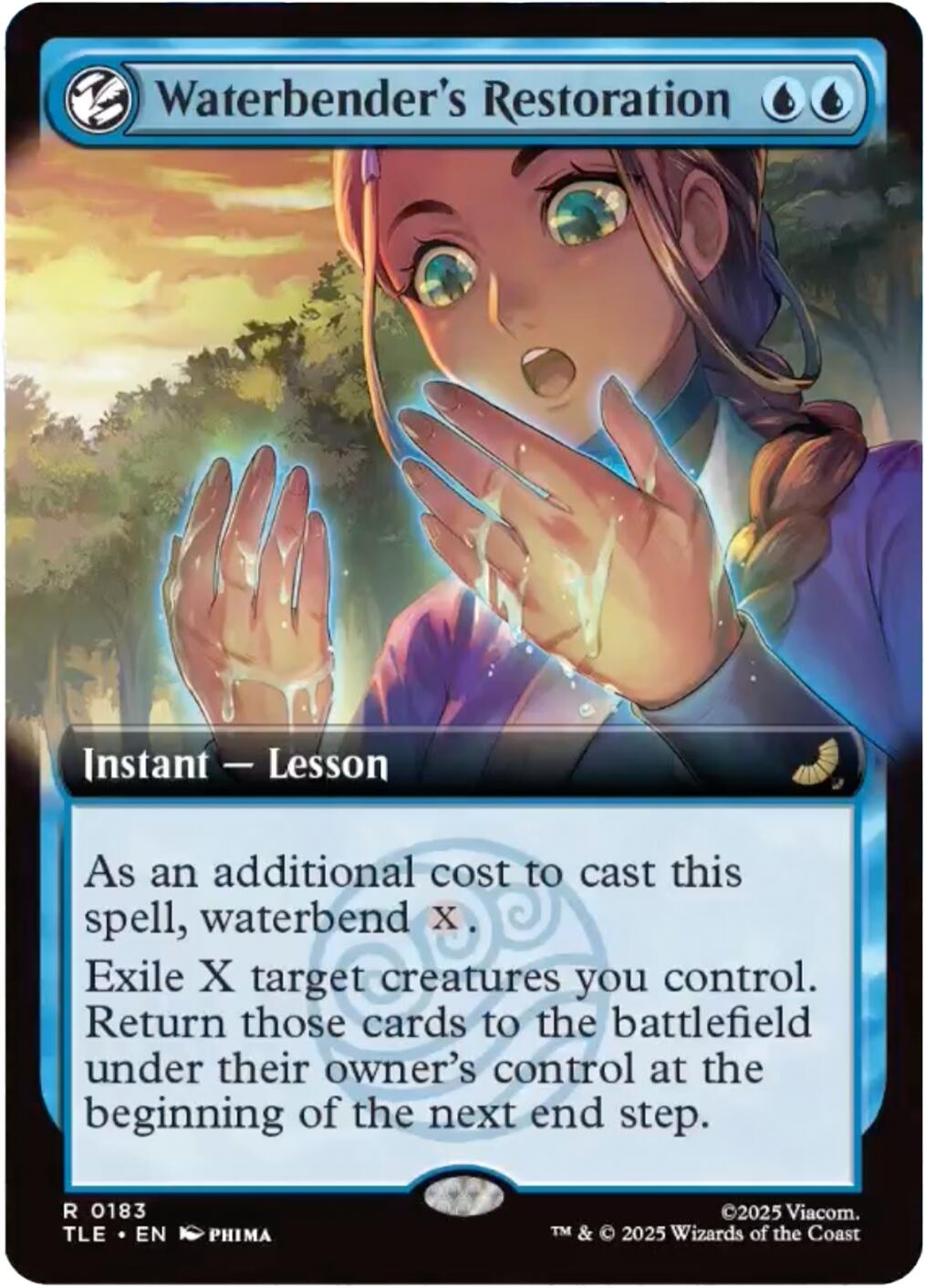 Waterbender's Restoration (Extended Art) [Avatar: The Last Airbender: Eternal-Legal] | Gate City Games LLC