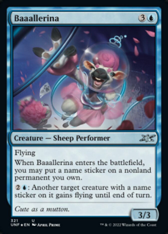 Baaallerina (Galaxy Foil) [Unfinity] | Gate City Games LLC