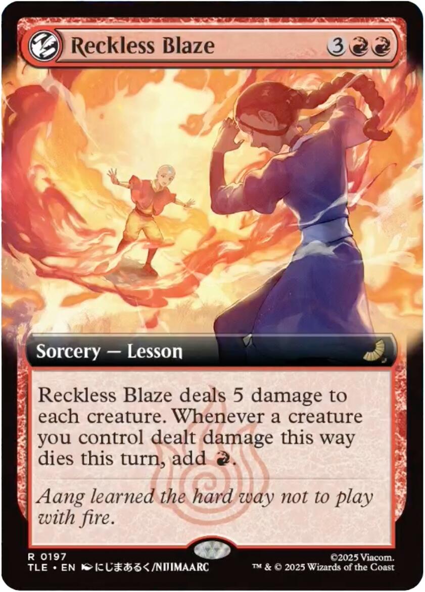 Reckless Blaze (Extended Art) [Avatar: The Last Airbender: Eternal-Legal] | Gate City Games LLC