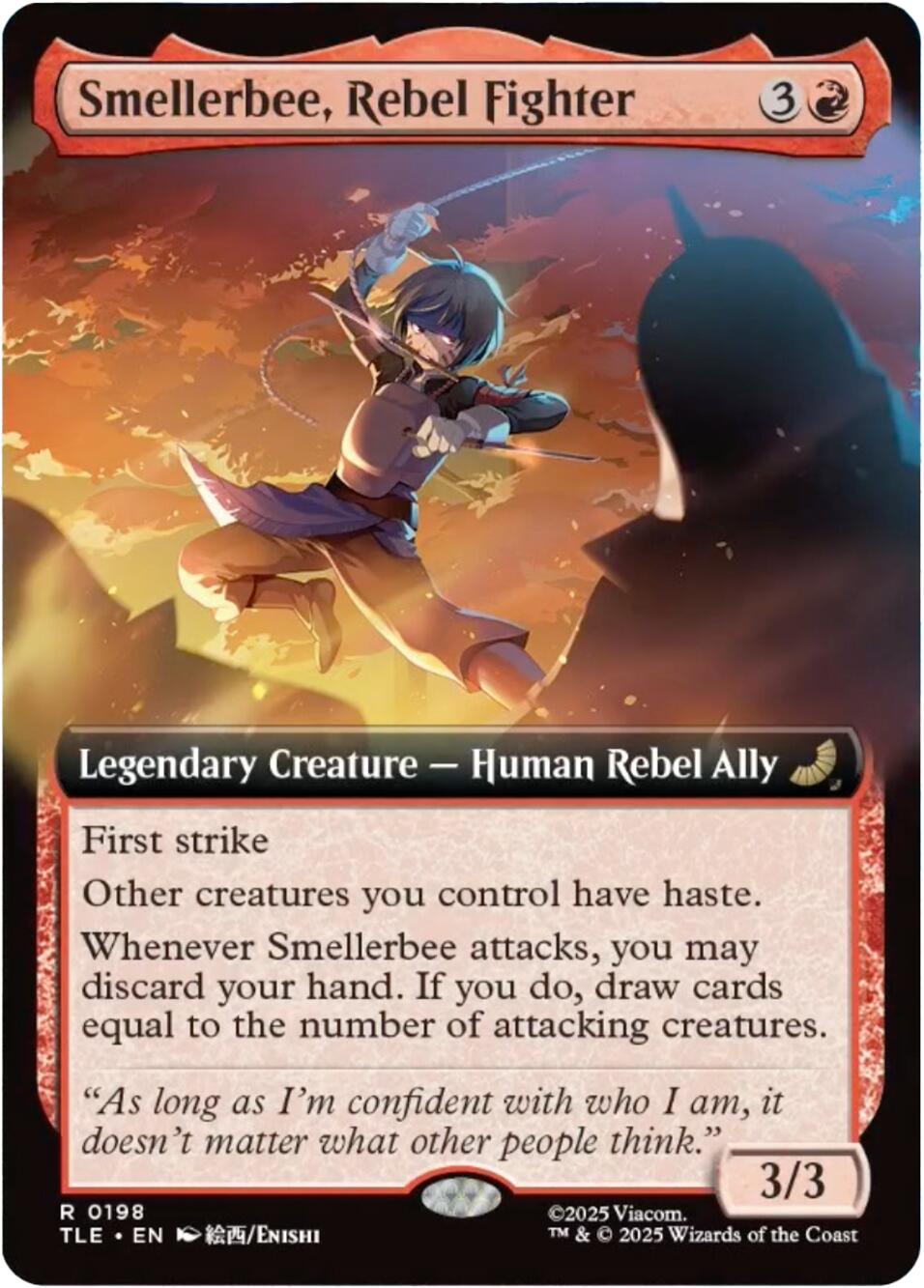 Smellerbee, Rebel Fighter (Extended Art) [Avatar: The Last Airbender: Eternal-Legal] | Gate City Games LLC