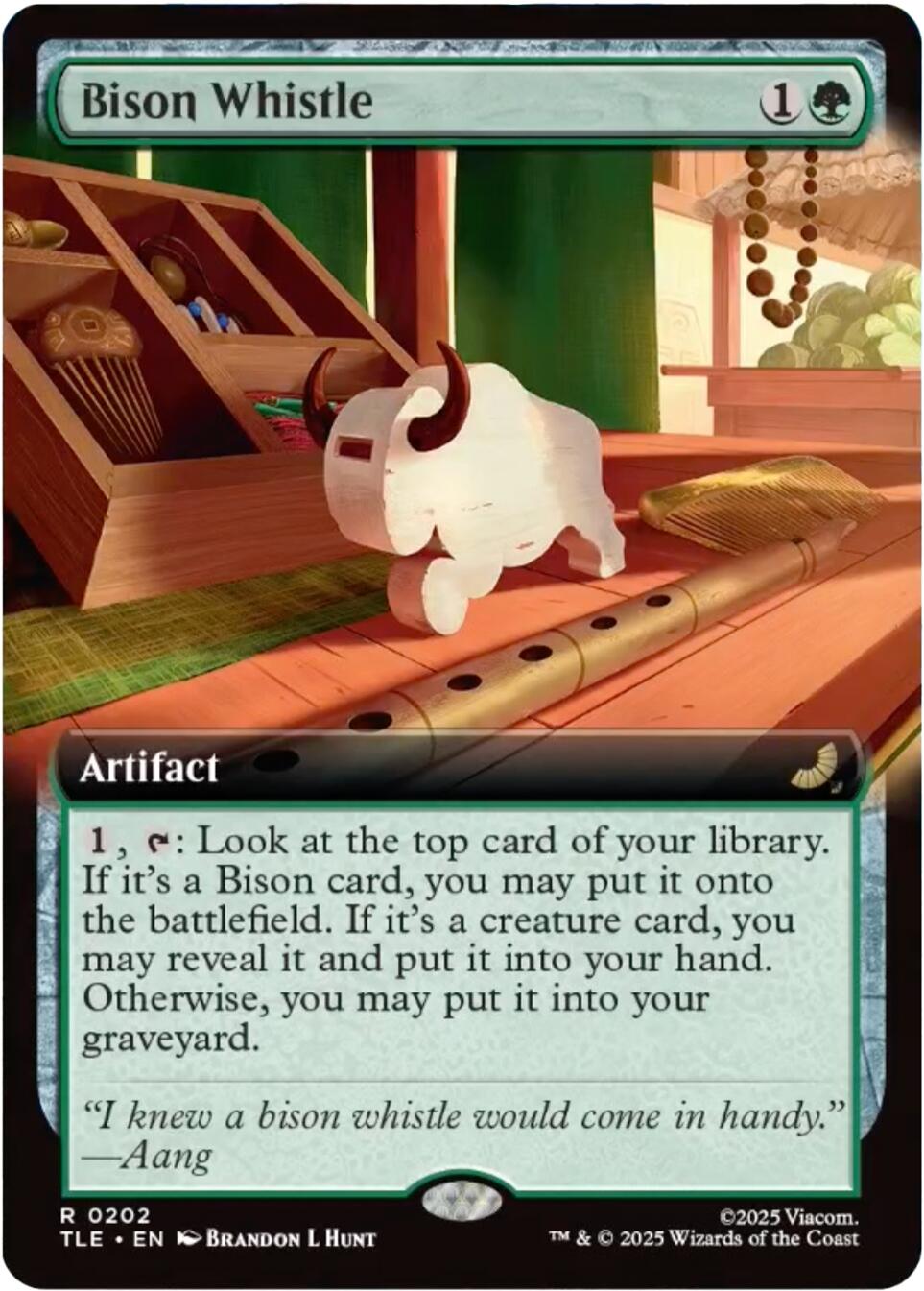 Bison Whistle (Extended Art) [Avatar: The Last Airbender: Eternal-Legal] | Gate City Games LLC