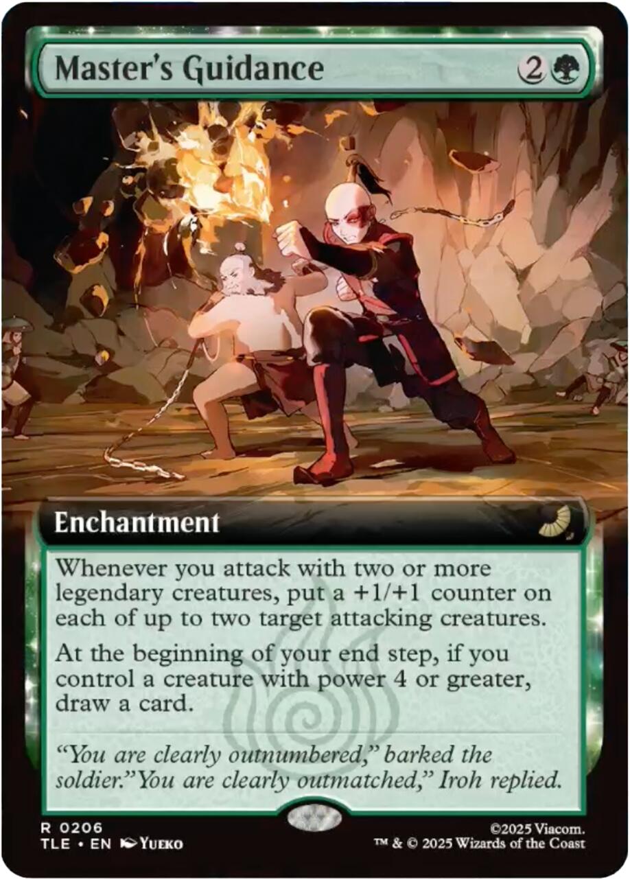 Master's Guidance (Extended Art) [Avatar: The Last Airbender: Eternal-Legal] | Gate City Games LLC