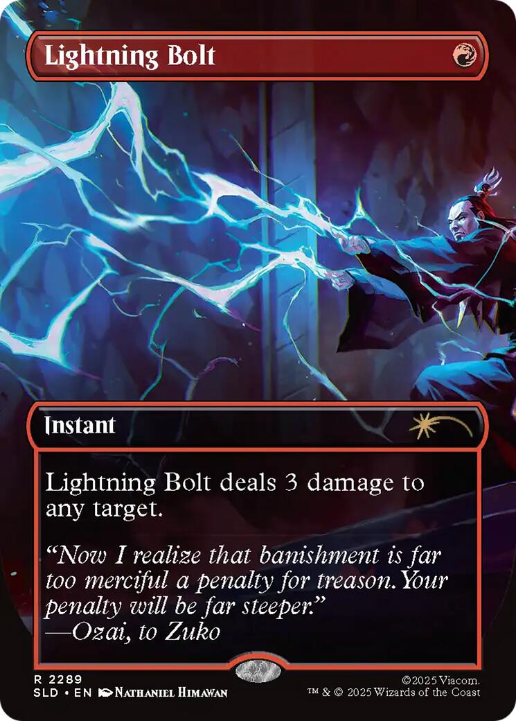 Lightning Bolt (2289) [Secret Lair Drop Series] | Gate City Games LLC