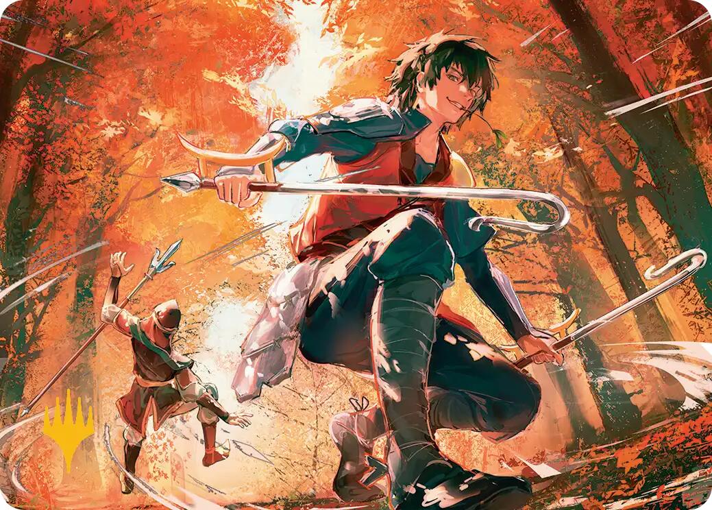 Jet, Rebel Leader Art Card (Gold-Stamped Planeswalker Symbol) [Avatar: The Last Airbender Art Series] | Gate City Games LLC