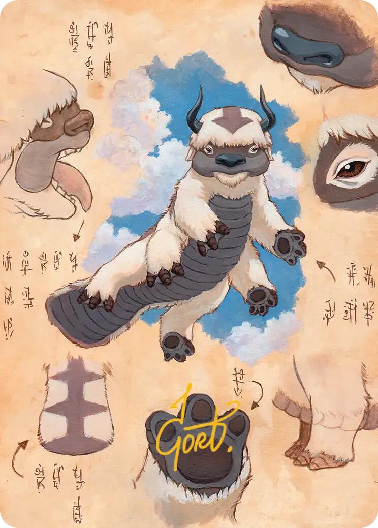 Appa, Steadfast Guardian Art Card (Gold-Stamped Signature) [Avatar: The Last Airbender Art Series] | Gate City Games LLC