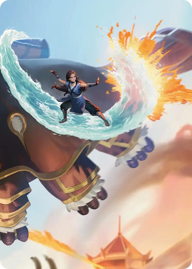 Katara's Reversal Art Card [Avatar: The Last Airbender Art Series] | Gate City Games LLC