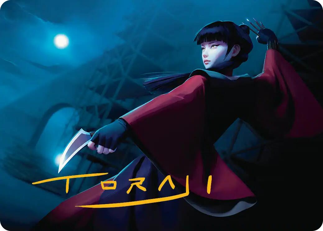 Mai, Jaded Edge Art Card (Gold-Stamped Signature) [Avatar: The Last Airbender Art Series] | Gate City Games LLC