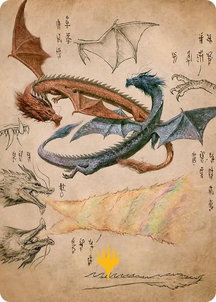 Ran and Shaw Art Card (Gold-Stamped Planeswalker Symbol) [Avatar: The Last Airbender Art Series] | Gate City Games LLC