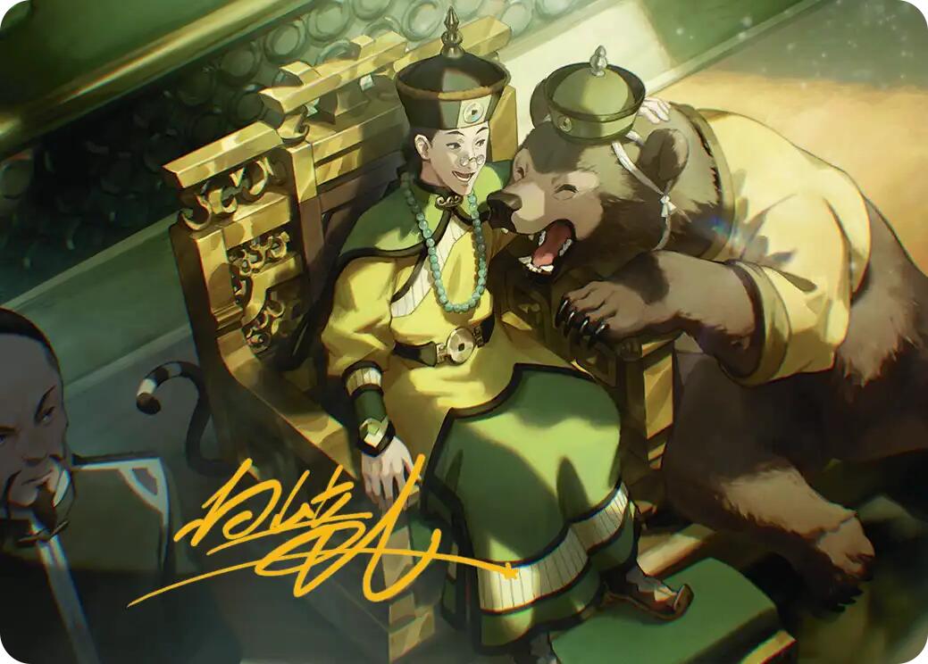 The Earth King Art Card (Gold-Stamped Signature) [Avatar: The Last Airbender Art Series] | Gate City Games LLC