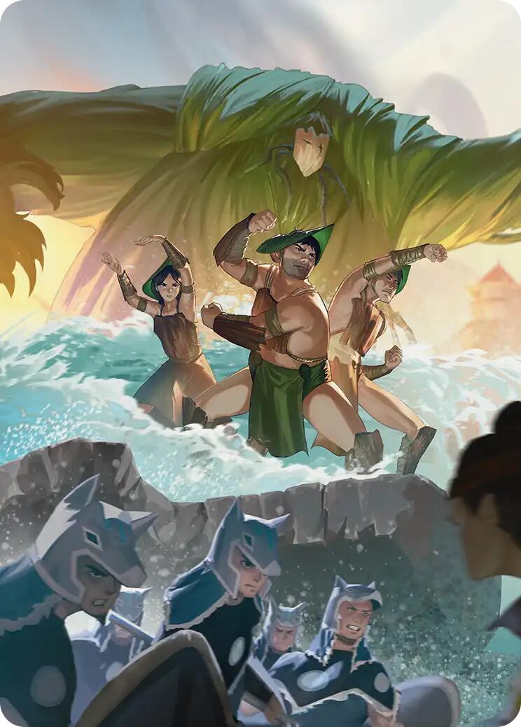 Swampbenders Art Card [Avatar: The Last Airbender Art Series] | Gate City Games LLC