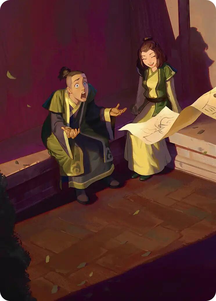 Sokka and Suki Art Card [Avatar: The Last Airbender Art Series] | Gate City Games LLC