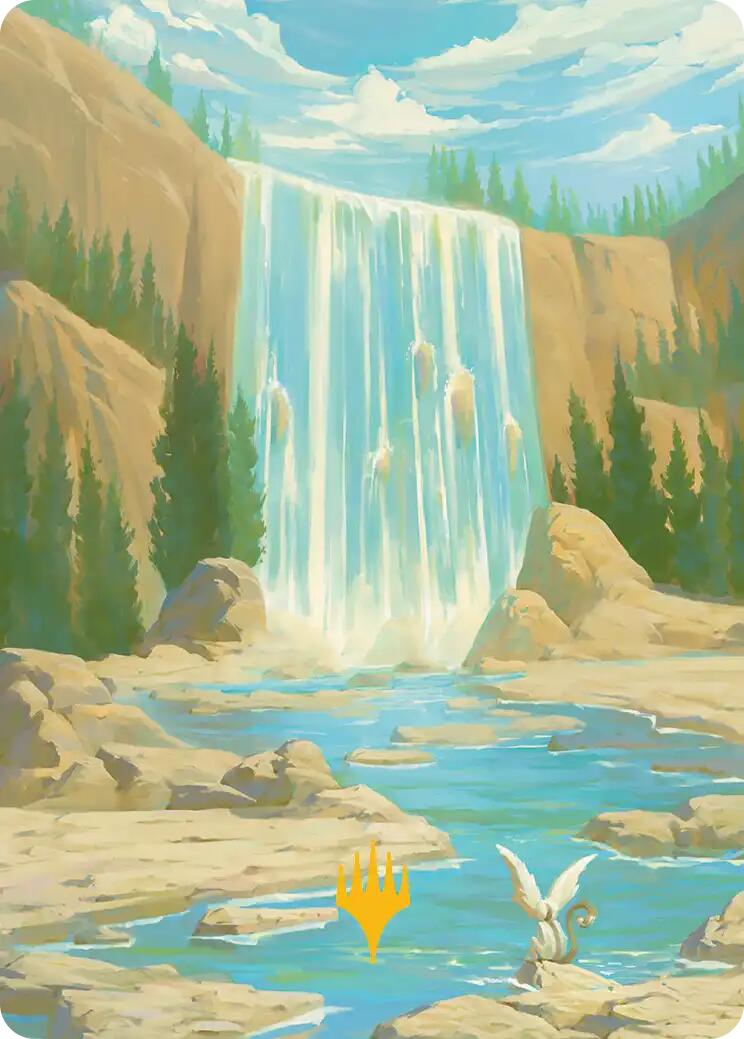 Island Art Card (Gold-Stamped Signature) [Avatar: The Last Airbender Art Series] | Gate City Games LLC