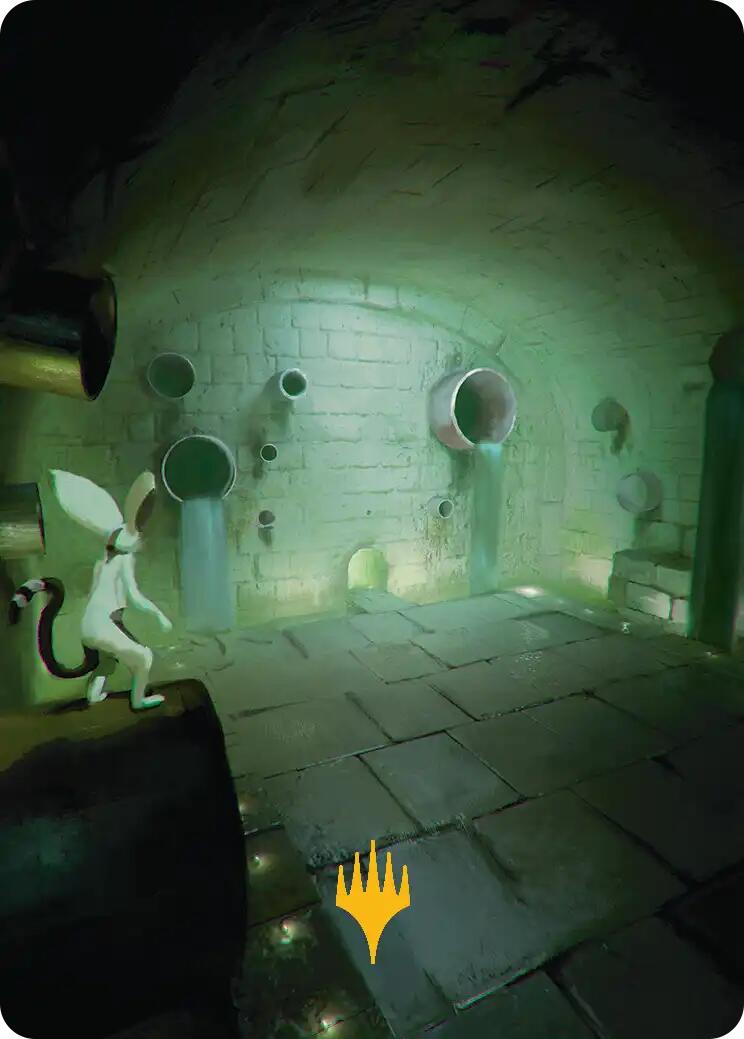 Swamp Art Card (Gold-Stamped Planeswalker Symbol) [Avatar: The Last Airbender Art Series] | Gate City Games LLC