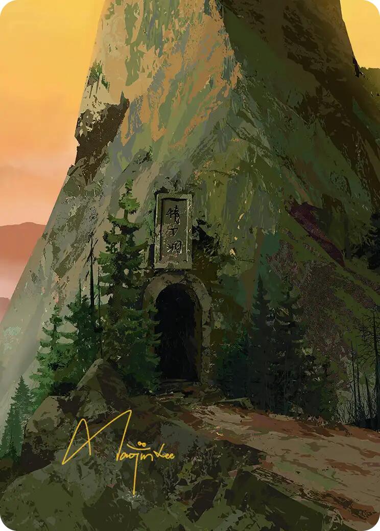 Mountain Art Card (Gold-Stamped Signature) [Avatar: The Last Airbender Art Series] | Gate City Games LLC
