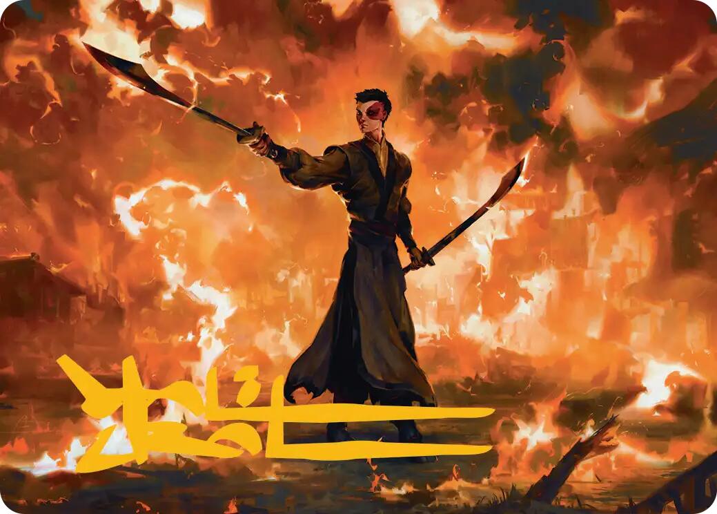 Zuko, Conflicted Art Card (Gold-Stamped Signature) [Avatar: The Last Airbender Art Series] | Gate City Games LLC