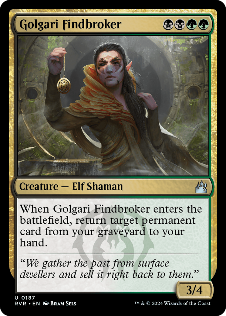 Golgari Findbroker [Ravnica Remastered] | Gate City Games LLC