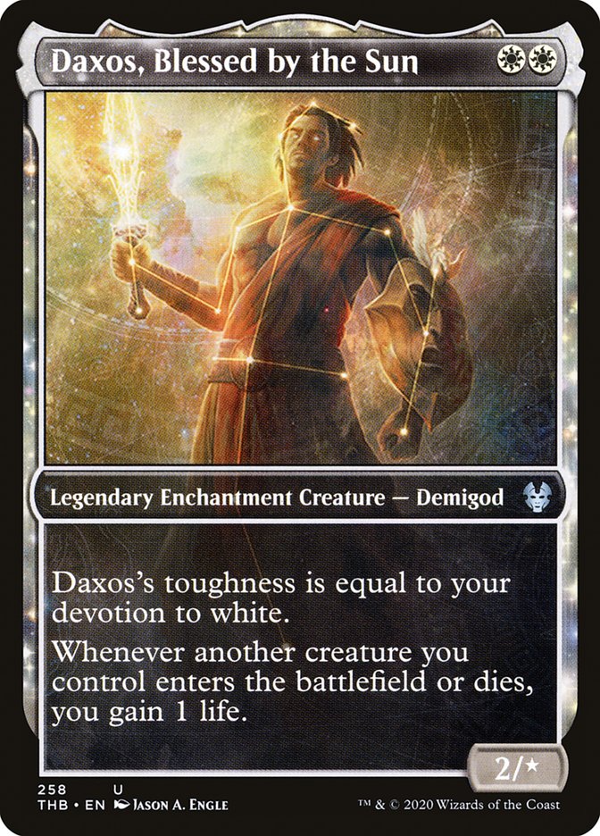 Daxos, Blessed by the Sun (Showcase) [Theros Beyond Death] | Gate City Games LLC