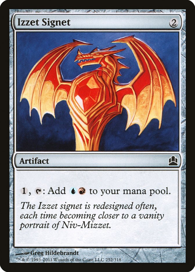Izzet Signet [Commander 2011] | Gate City Games LLC