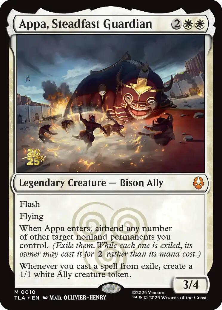 Appa, Steadfast Guardian [Avatar: The Last Airbender Prerelease Cards] | Gate City Games LLC
