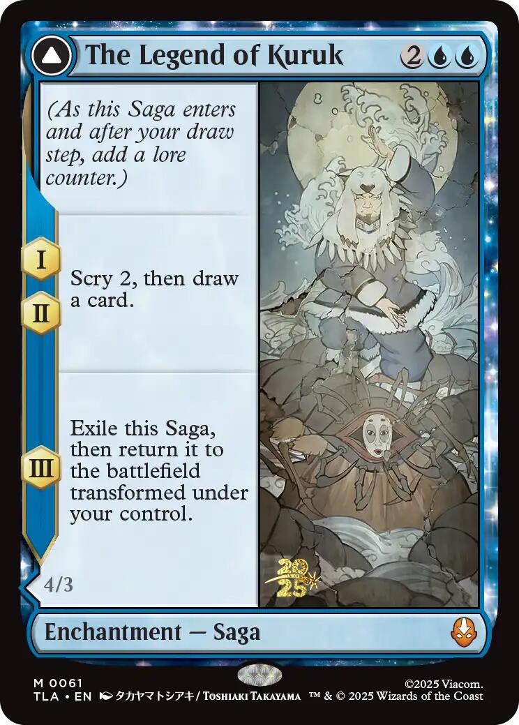 The Legend of Kuruk [Avatar: The Last Airbender Prerelease Cards] | Gate City Games LLC